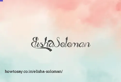 Elisha Soloman