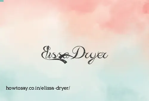 Elissa Dryer