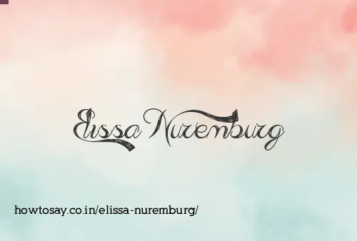 Elissa Nuremburg