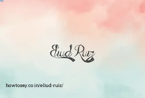 Eliud Ruiz