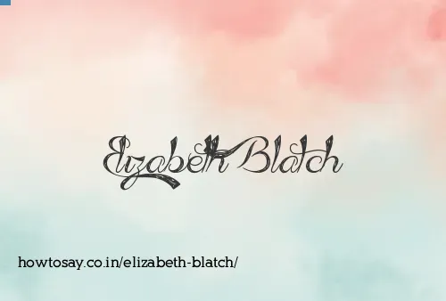 Elizabeth Blatch