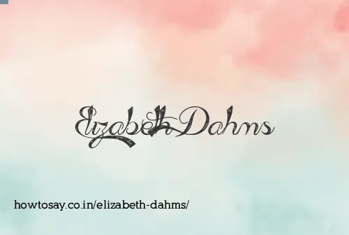 Elizabeth Dahms