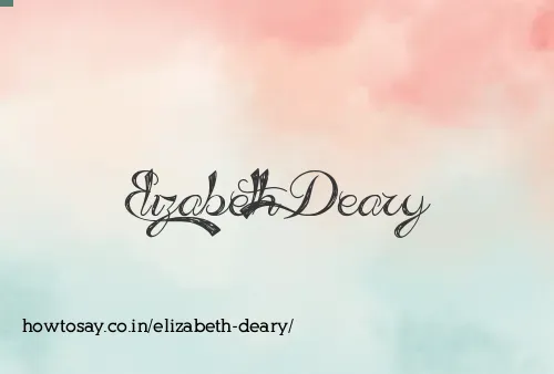 Elizabeth Deary