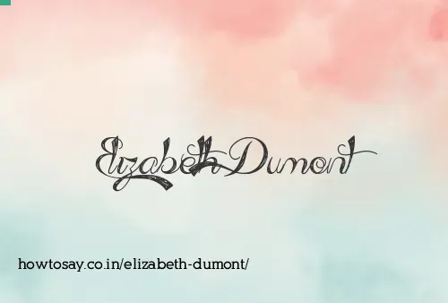 Elizabeth Dumont