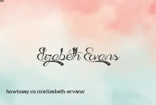 Elizabeth Ervans