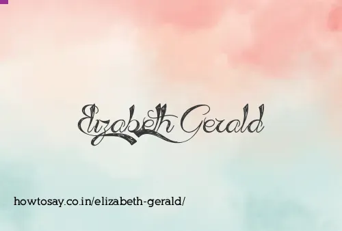 Elizabeth Gerald