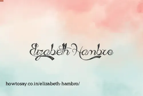 Elizabeth Hambro
