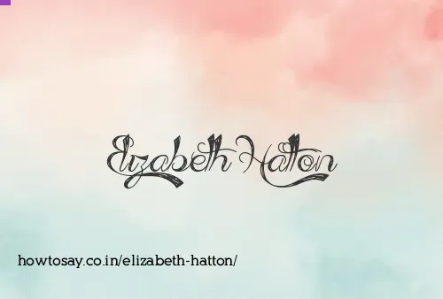 Elizabeth Hatton