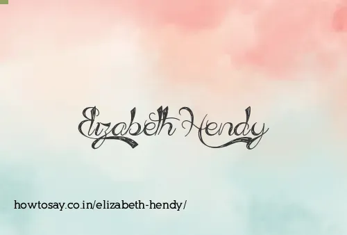 Elizabeth Hendy