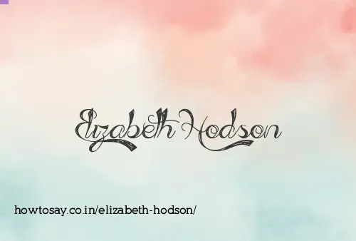 Elizabeth Hodson