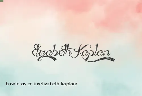 Elizabeth Kaplan