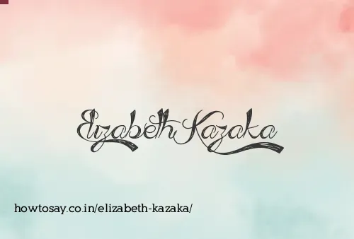 Elizabeth Kazaka