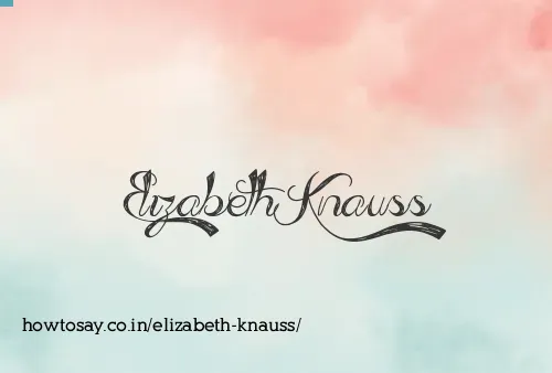 Elizabeth Knauss
