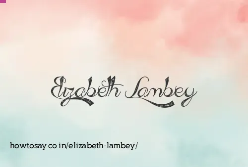 Elizabeth Lambey