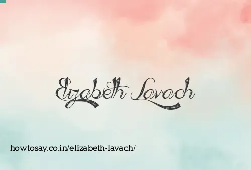 Elizabeth Lavach