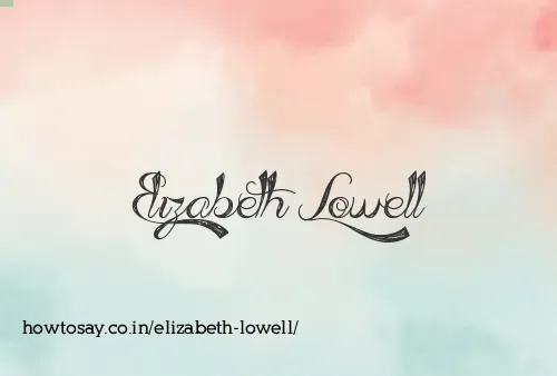 Elizabeth Lowell