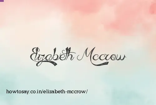 Elizabeth Mccrow