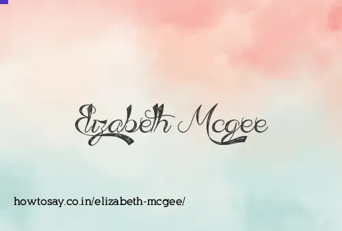 Elizabeth Mcgee