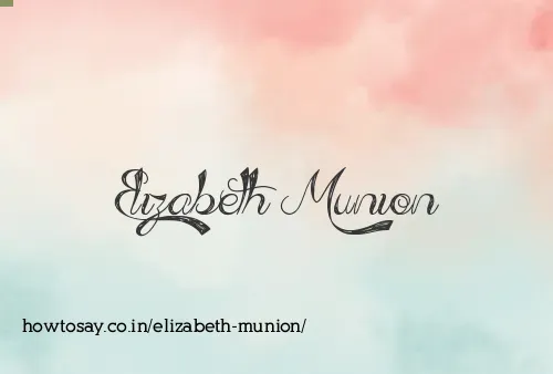 Elizabeth Munion