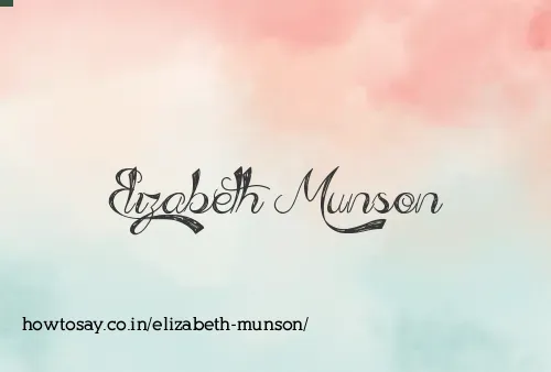 Elizabeth Munson
