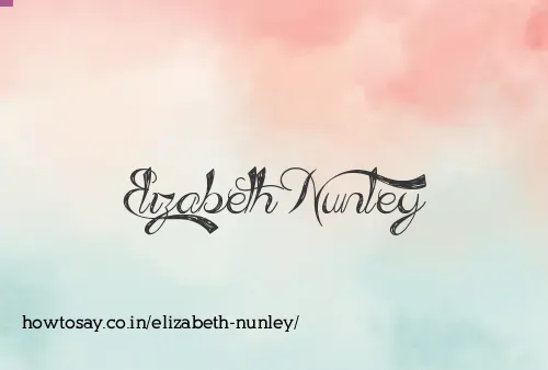 Elizabeth Nunley