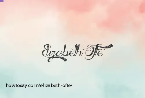 Elizabeth Ofte