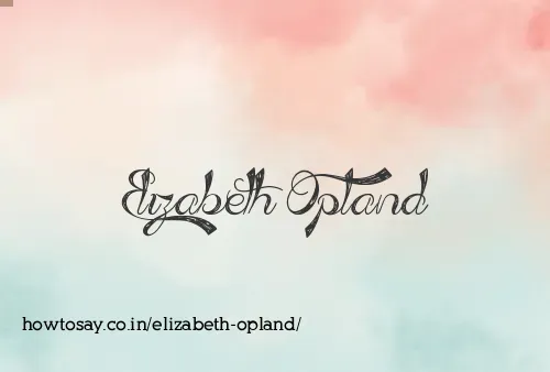 Elizabeth Opland