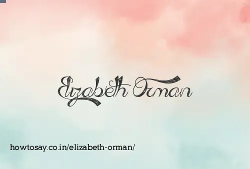 Elizabeth Orman