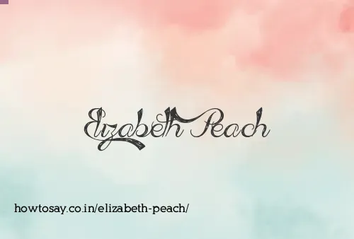 Elizabeth Peach