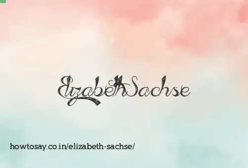 Elizabeth Sachse