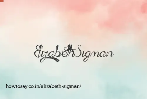 Elizabeth Sigman