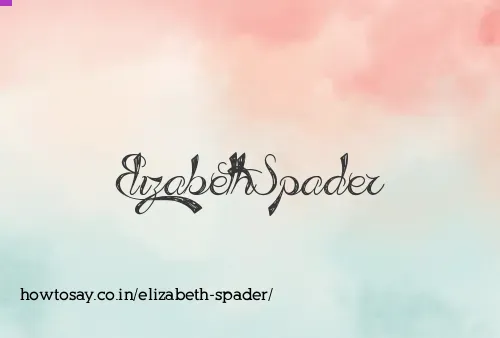 Elizabeth Spader