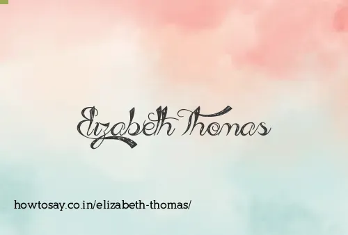 Elizabeth Thomas