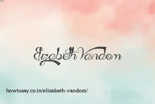 Elizabeth Vandom