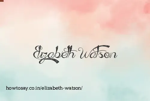 Elizabeth Watson