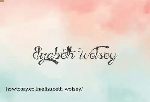 Elizabeth Wolsey