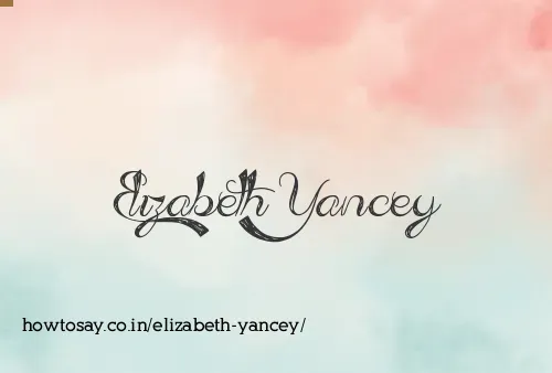 Elizabeth Yancey