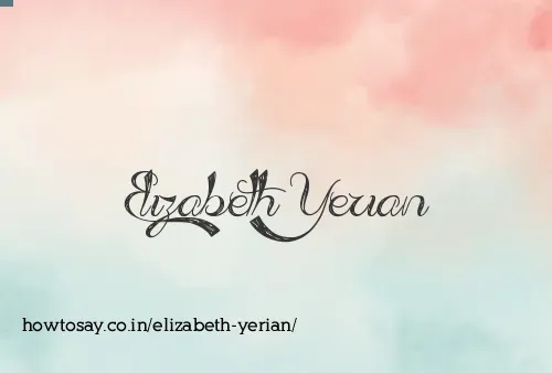 Elizabeth Yerian