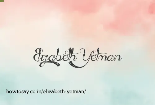Elizabeth Yetman
