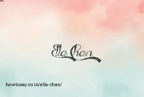 Ella Chan