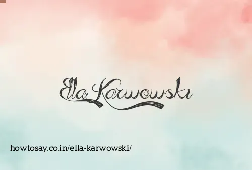 Ella Karwowski