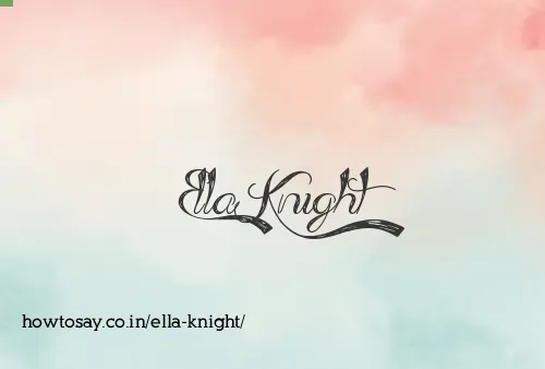 Ella Knight
