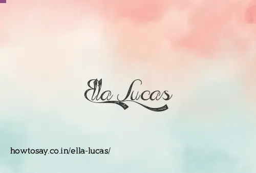 Ella Lucas