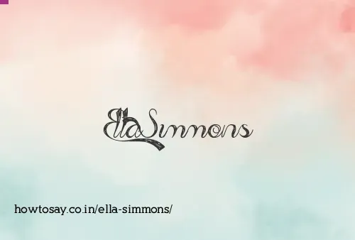 Ella Simmons