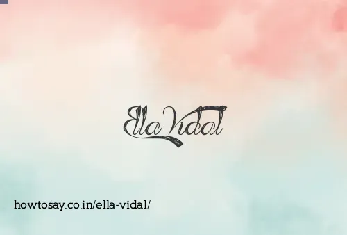 Ella Vidal