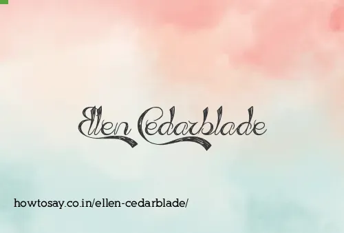 Ellen Cedarblade
