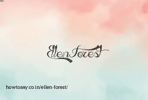 Ellen Forest