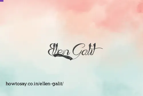 Ellen Galit