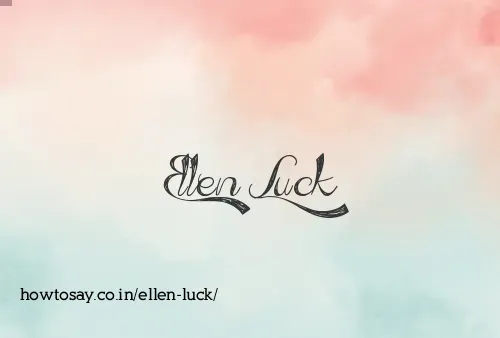 Ellen Luck