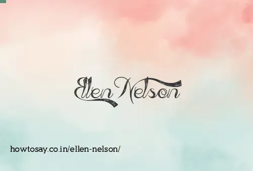 Ellen Nelson